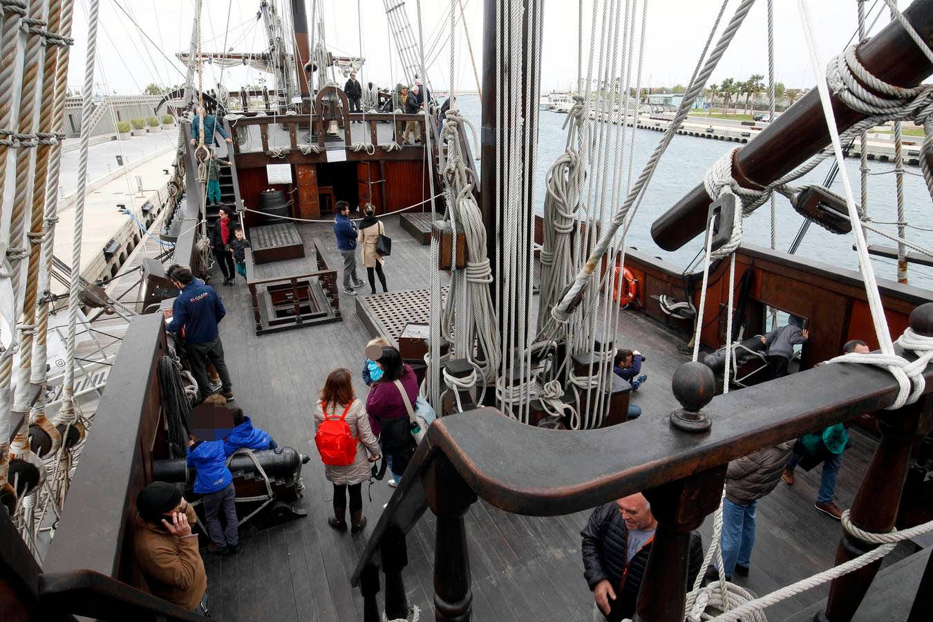 Así es el galeón español que se puede visitar en la Marina de Valencia