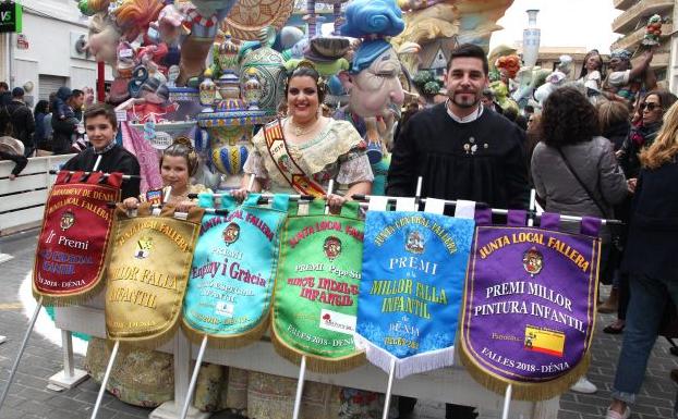 Centro arrasa en los premios infantiles de las Fallas de Dénia