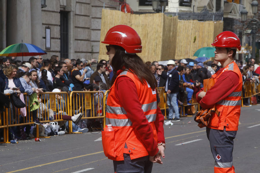 Mascletà del 18 de marzo a cargo de Pirotecnia Valenciana en las Fallas 2018