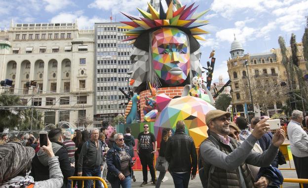 Okuda sobre la falla municipal: «Mi idea ha sido que nadie quede indiferente»