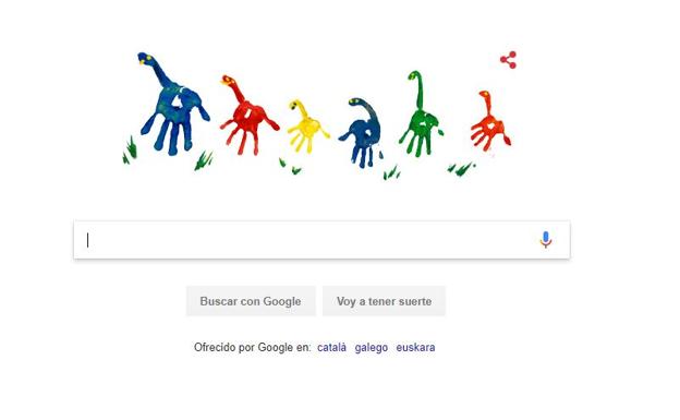 Un doodle de Google por el Día del Padre