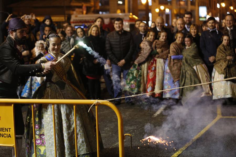 Cremà de la falla infantil municipal de las Fallas 2018