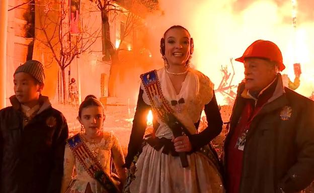 Así ha sido la cremà de Na Jordana en las Fallas 2018