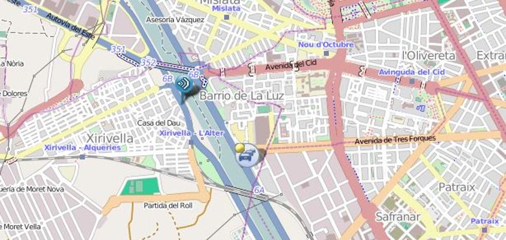 Un accidente en la V-30 provoca atascos de 4 kilómetros en Xirivella