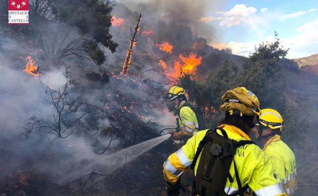 La Guardia Civil investiga a un hombre como autor del incendio de Montán