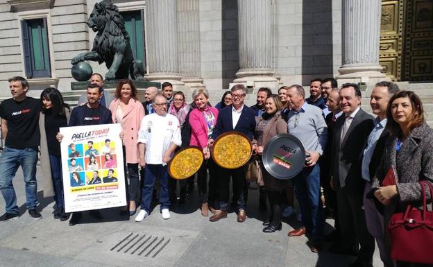 Día de la paella en el Congreso de la mano de Compromís