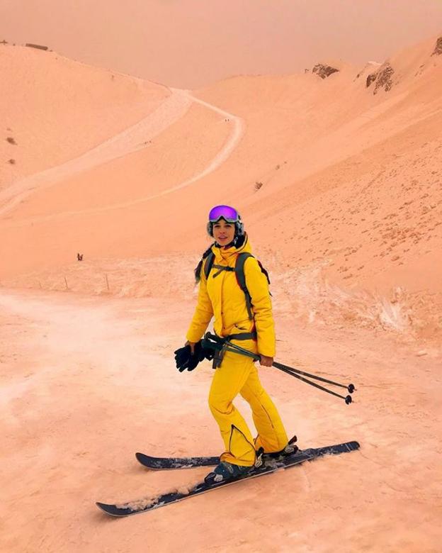 El sorprendente fenómeno de la nieve roja