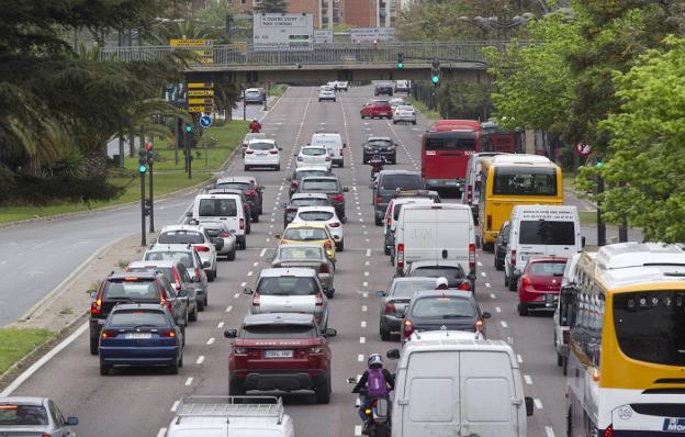 Los accidentes en la avenida del Cid crecen un 50% en apenas un año