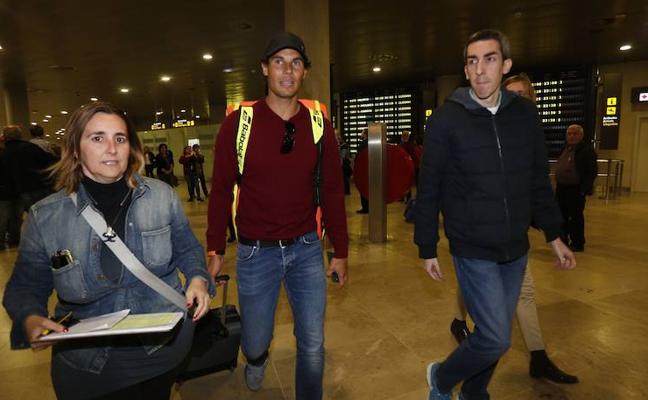Nadal ya está en Valencia: «Vengo a hacerlo lo mejor posible»