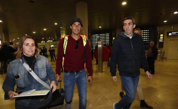 Nadal ya está en Valencia: «Vengo a hacerlo lo mejor posible»