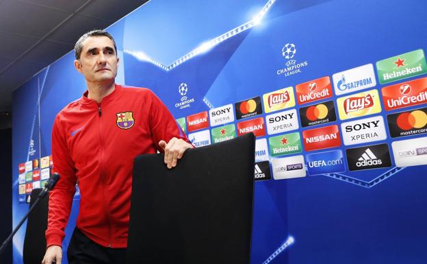 Ernesto Valverde: «Dudo que la eliminatoria se decida en la ida»