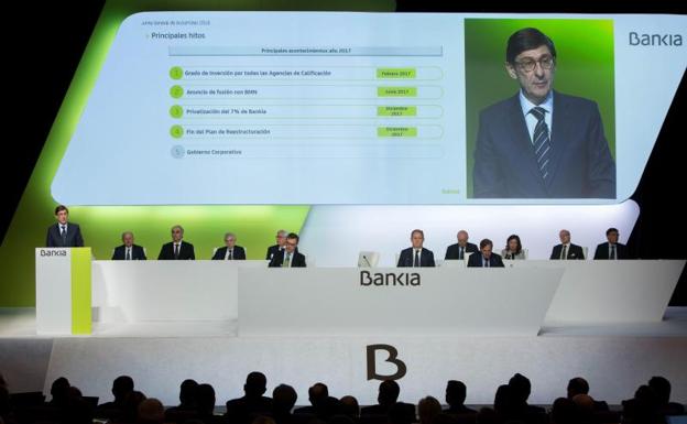 Goirigolzarri aspira a hacer de Bankia «el mejor banco de España» en 2020