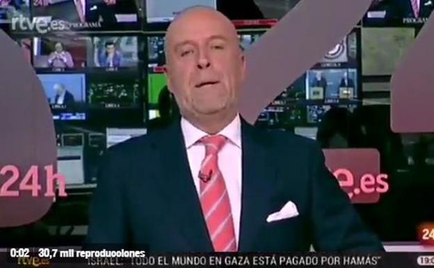 El presentador del canal 24 horas de TVE se despide «desde el Pirulí que te vi»