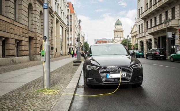 Farolas como puntos de recarga para coches eléctricos