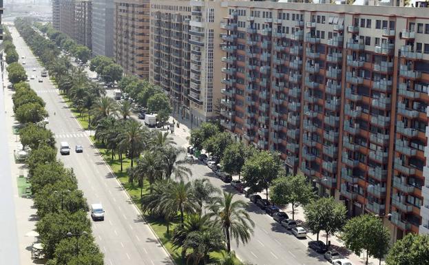 Herido un motorista en un accidente en la avenida de Francia de madrugada