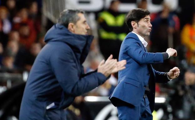 Marcelino: «Es muy difícil que el Barça pierda dos partidos seguidos»