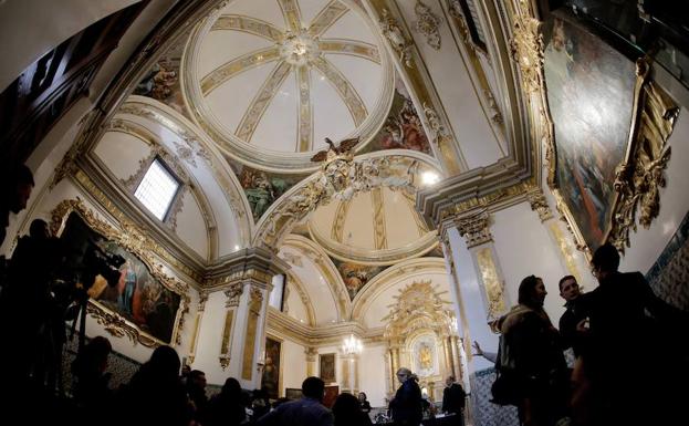 Así es la recuperada Capilla de la Comunión de San Nicolás de Valencia