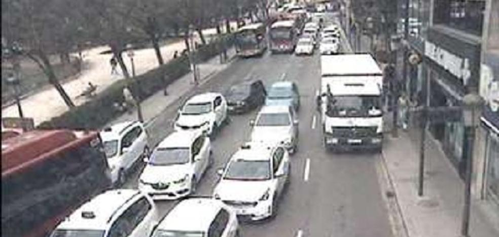 Problemas de circulación en el centro de Valencia
