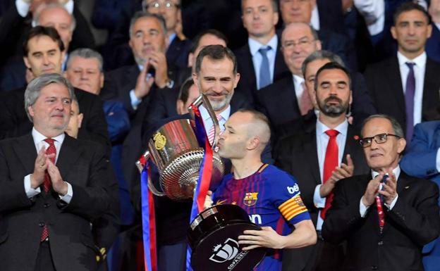 Andrés Iniesta, un palmarés plagado de títulos