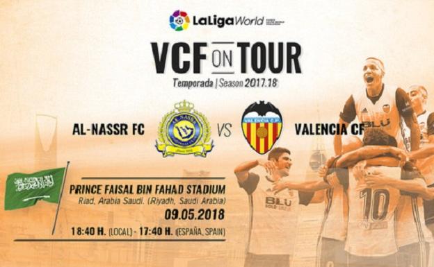 Al-Nassr FC - Valencia CF: horario y fecha del partido en Arabia Saudí