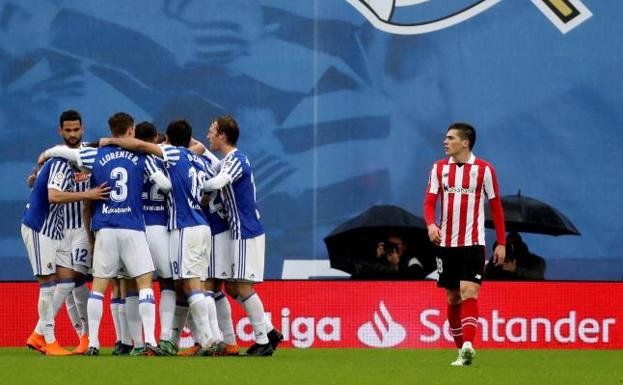 La Real Sociedad condena al Athletic y a Ziganda