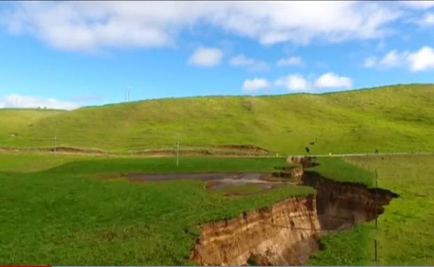 El mundo se parte: otra gigantesca grieta aparece en Nueva Zelanda