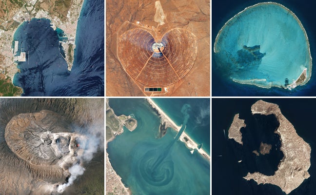 Rincones del planeta de extraordinaria belleza, capturados desde el espacio