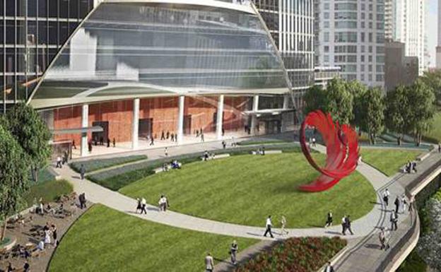 Una escultura de Santiago Calatrava será levantada frente al río Chicago