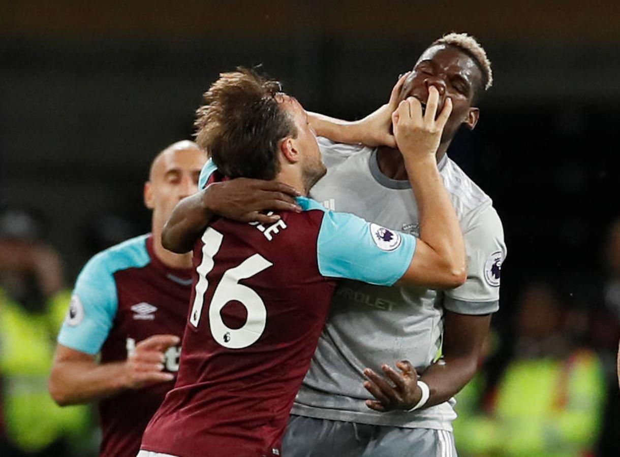 Pogba y Noble se enzarzan en una fea pelea
