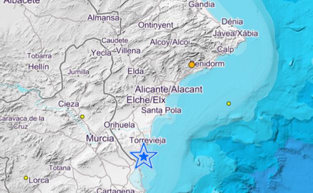 Alicante y Elche notan un terremoto de magnitud 3,4 en Pilar de la Horadada