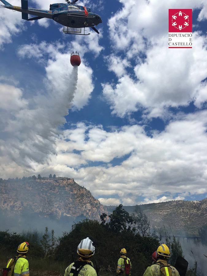 Incendio forestal en Fanzara, Castellón (14/05/2018)