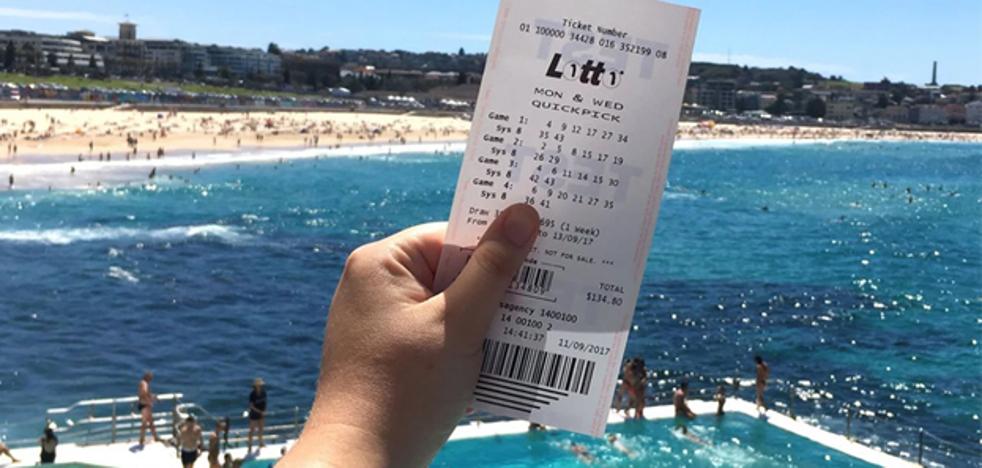 Un australiano gana 1,5 millones al tocarle la lotería dos veces en cinco días