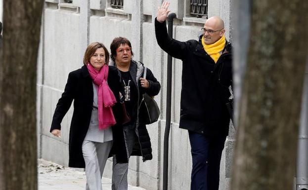 El Supremo confirma la prisión para Forcadell, Turull, Rull, Romeva y Bassa