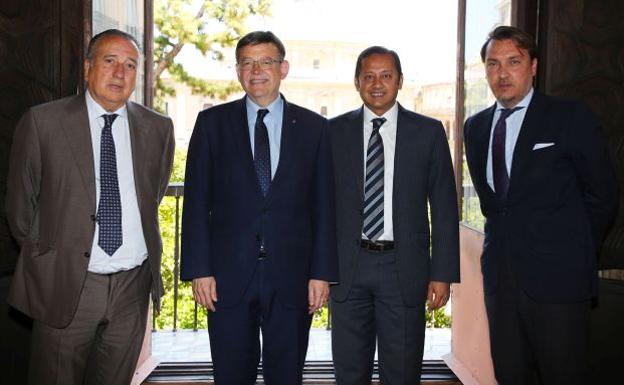 La Generalitat irá de la mano de Valencia, Villarreal y Levante