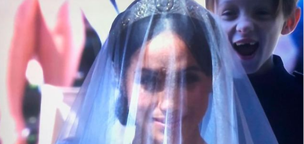 El niño que se coló en las fotos de la boda del príncipe Harry y Meghan Markle