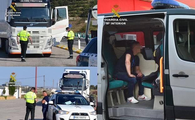 Detenido un camionero con una tasa de alcoholemia 9 veces superior a la permitida