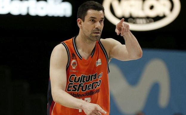 La afición del Valencia Basket premia a Rafa Martínez