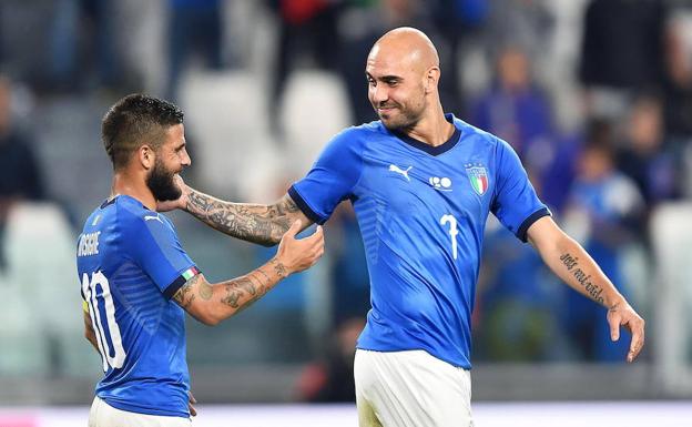 Zaza golea con Italia