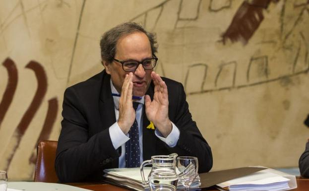 Torra celebra las propuestas de reforma constitucional pero avisa de que el Govern parte del 1-O