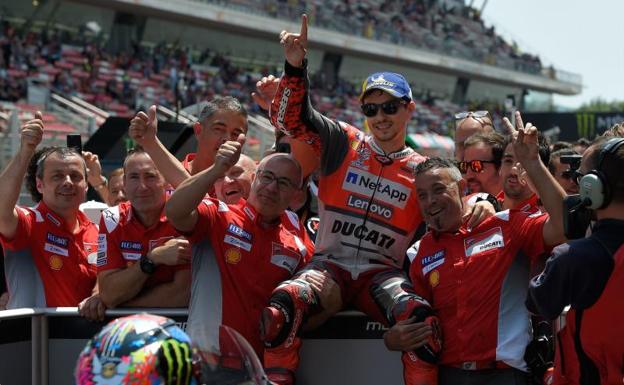 Lorenzo busca la segunda victoria consecutiva con Ducati