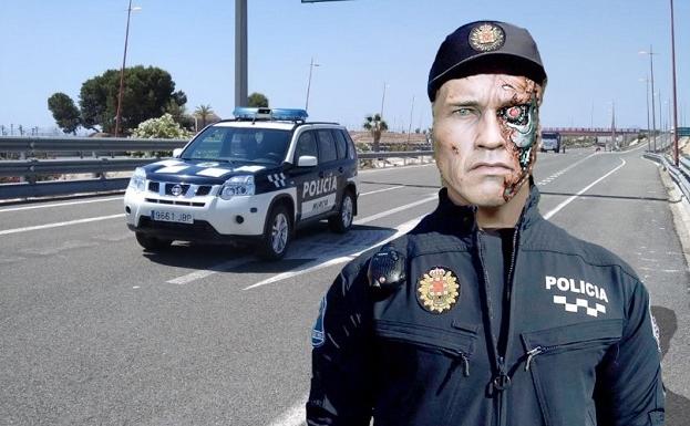 Terminator ficha por la Policía Local de Murcia: «¡¡Sayonara, acho!!»