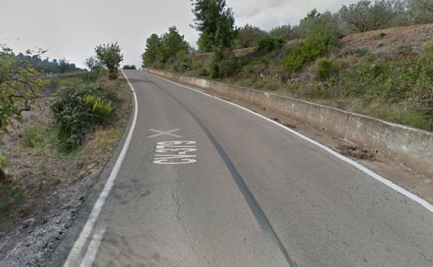 La carretera CV-379 entre Chiva y Gestalgar, cortada hasta el viernes