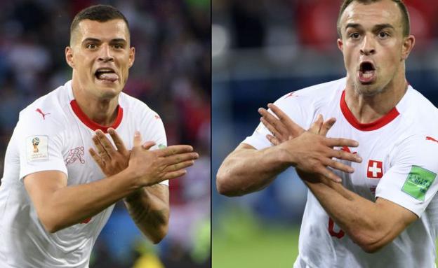 La polémica celebración política de Xhaka y Shaqiri