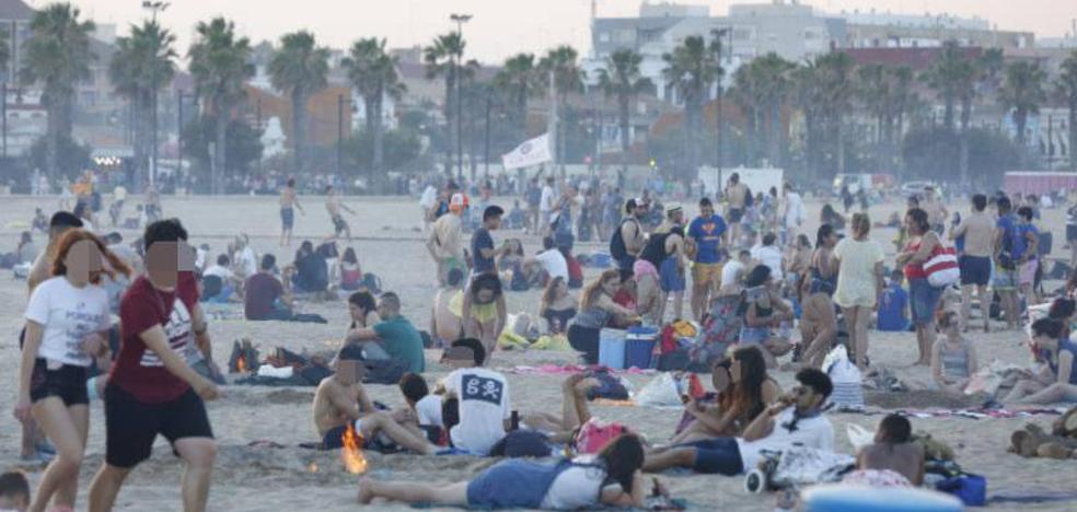 San Juan vuelve a alumbrar Valencia