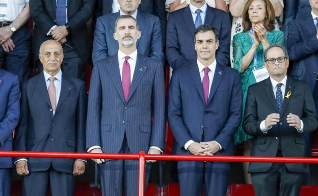 El Govern dice que se «seleccionó» al público de los Juegos Mediterráneos que abucheó a Torra