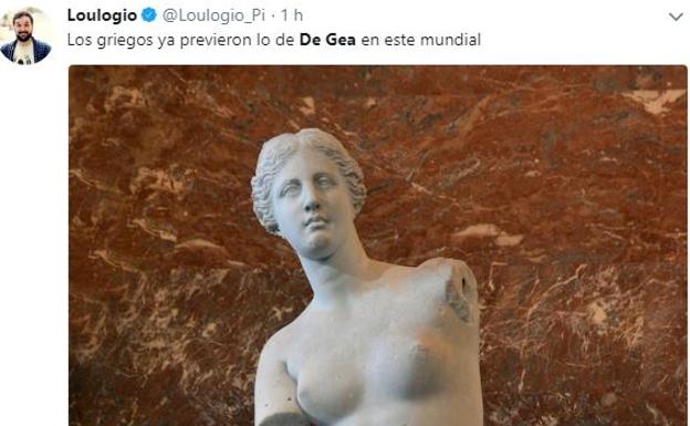 Los memes de las estatuas de De Gea