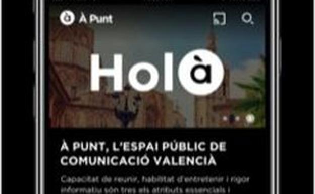 À Punt lanza su aplicación oficial para móviles