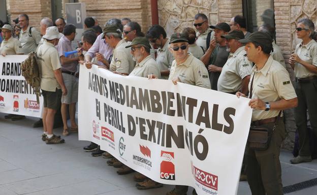 Los agentes medioambientales piden más medios