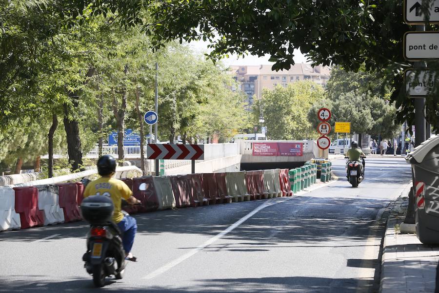 Monumental atasco en Valencia