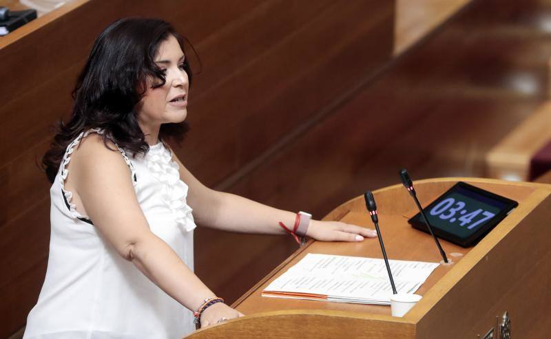 Fotos del pleno de Les Corts y la sesión de control a Puig